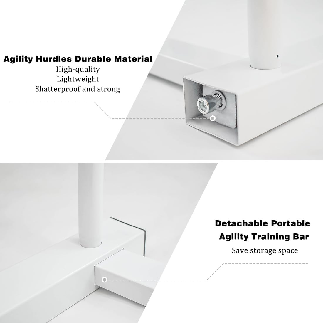 Adjustable Height Hurdle Detachable Track and Field Equipment for Speed & Ag
