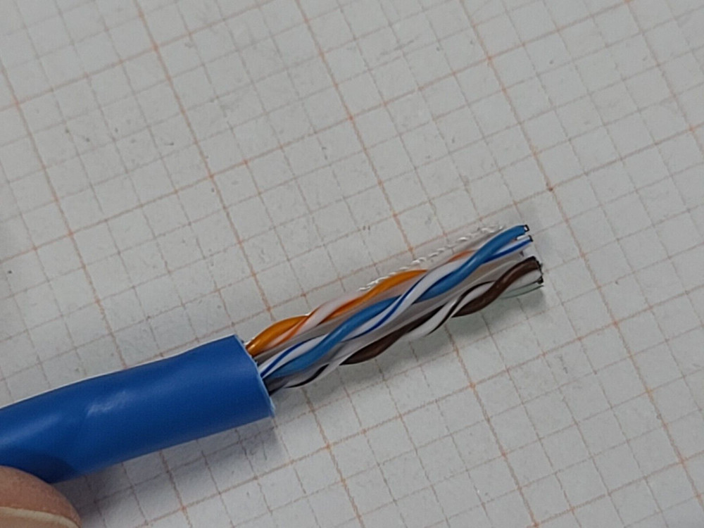 iTechCables CAT6A UTP 10G 10Gig Network Ethernet Cable Plenum CMP Blue /50ft