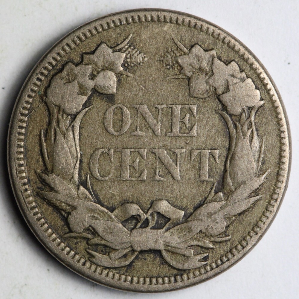 1858 L.L. Flying Eagle Cent Penny XF E202 RNJ