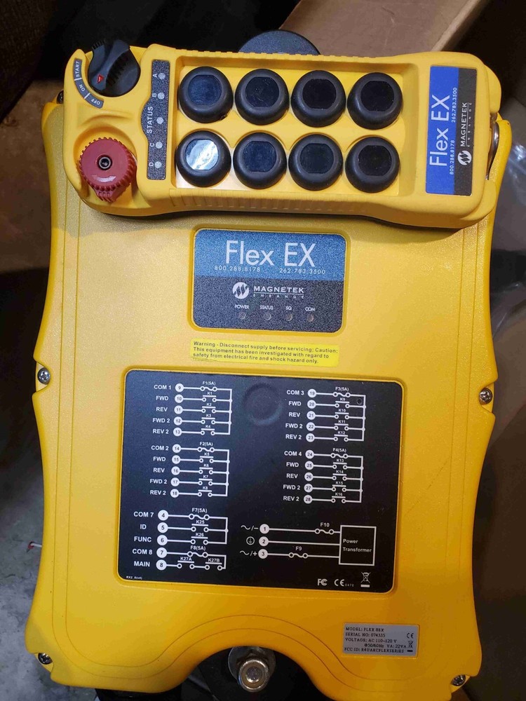 Magnetek Flex EX -- FLEX 8EX Overhead Crane Remote Control System