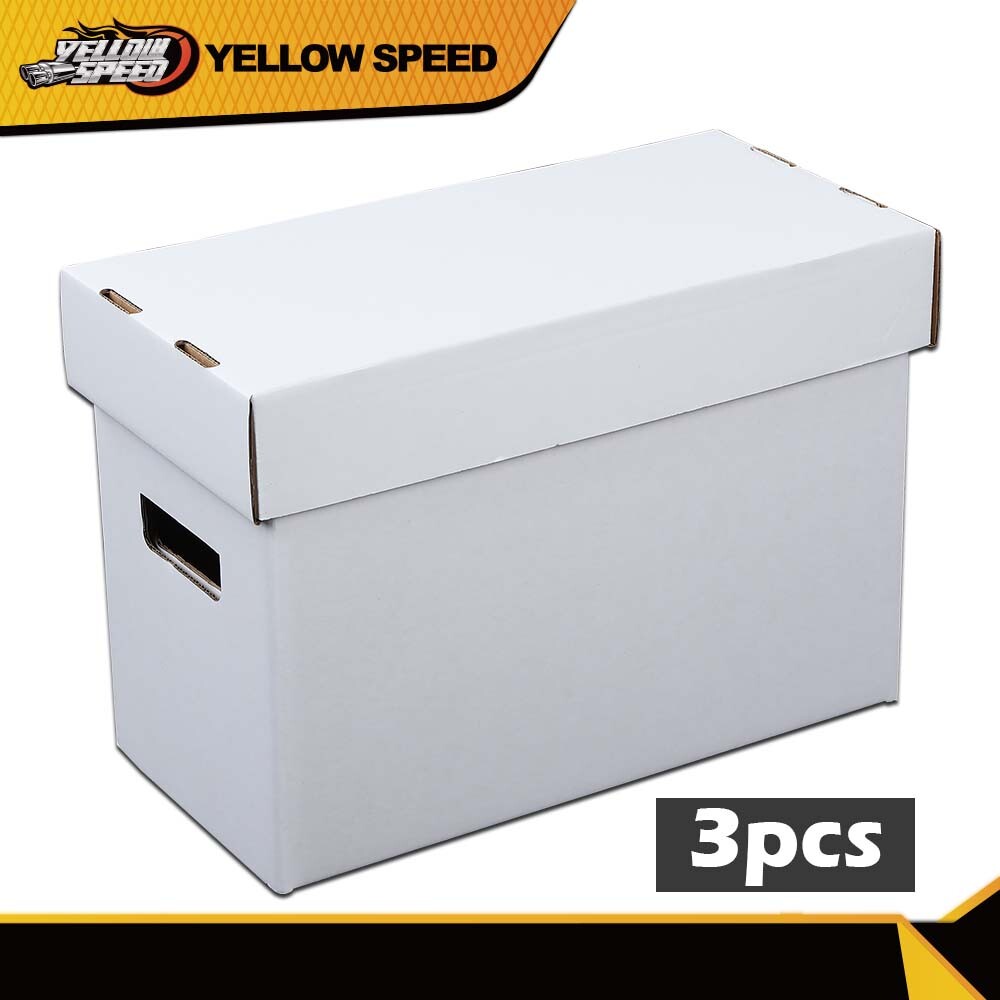 Comic Books Storage Boxes Short Holds 150-175 Stackable Durable Archive 3Pcs