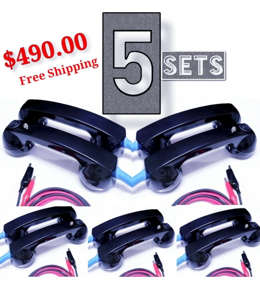 Loop Check Phone Set Continuity, Continuity Test Phones - 5 SETS WHOLESALE