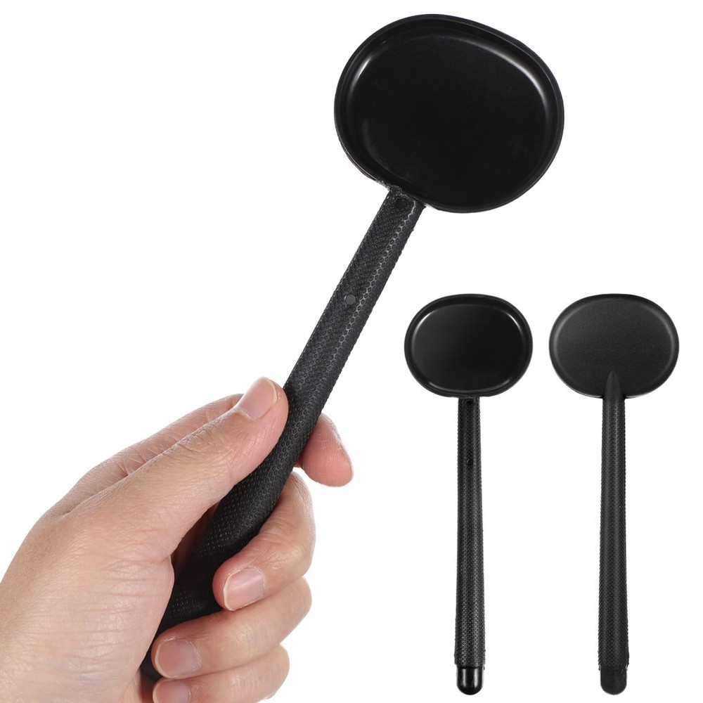 3 Pcs Optometry Eye Floaters Treatment Black Handheld Occluder Exam