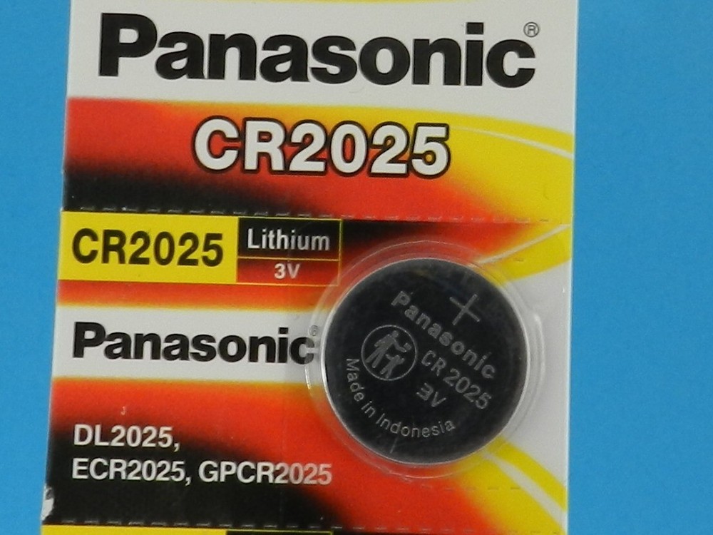 PANASONIC CR2025 LITHIUM 3V BATTERY 1 Pc