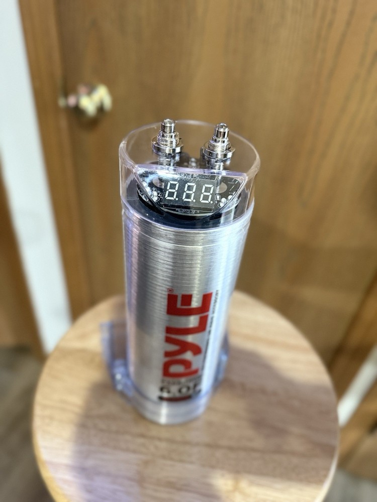 PYLE 6.0 Farad Digital Power Capacitor PLCAPE60
