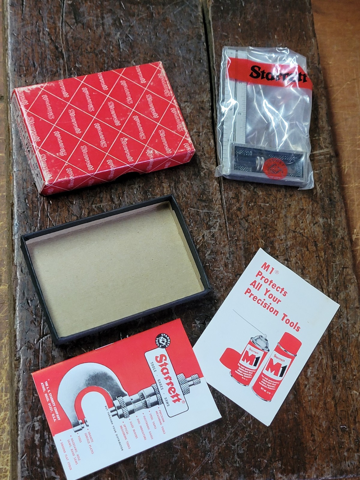 Starrett Number 13A, 4" Double Square In Box