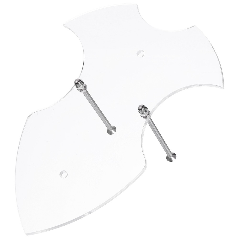 4pcs Sword Holder Wall Mount Sword Rack for Vertical Display, Clear