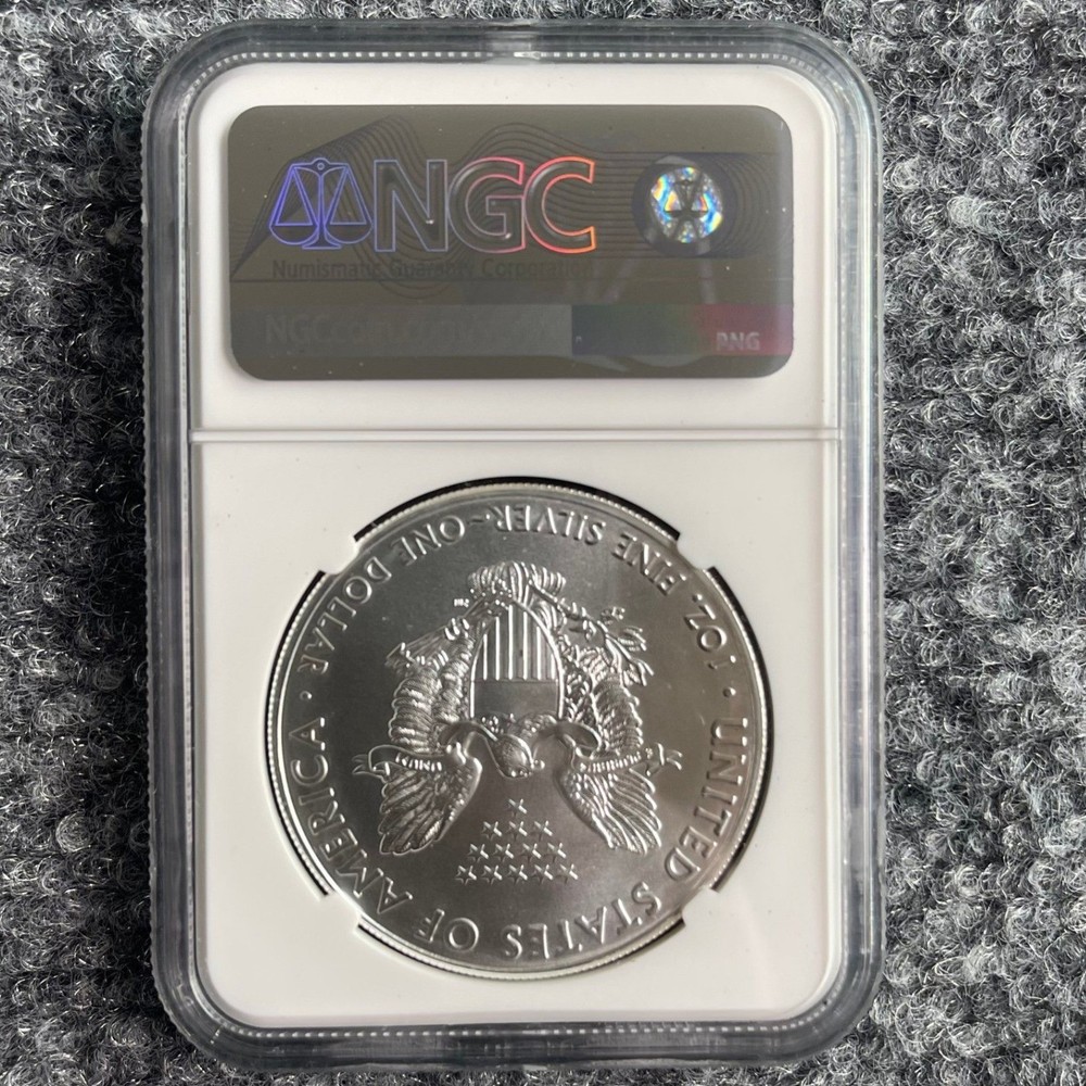 2021 NGC MS 69 Heraldic Eagle T-1 American Silver Eagle