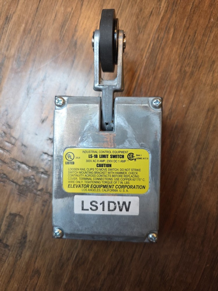 New Elevator Equipment Co / EECO LS-1B Elevator Limit Switch Free Shipping