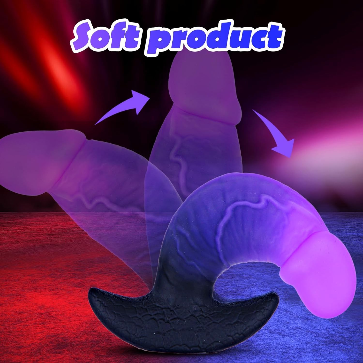 7 Inch Realistic Large Thick Butt Plug Anal Trainer, 6" Silicone Girthy Fantasy