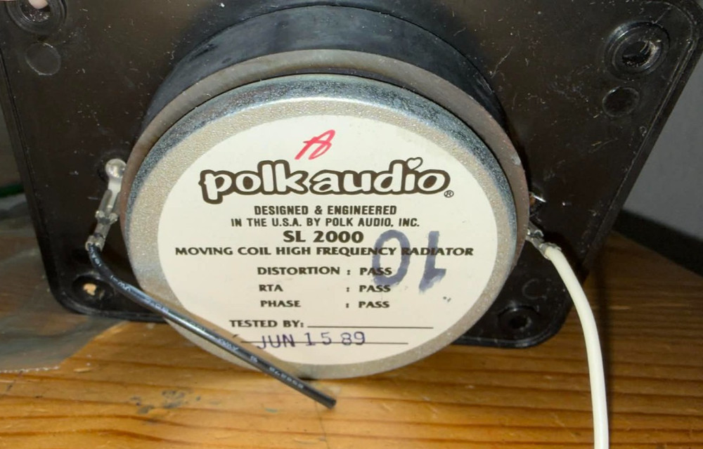 Polk Audio SL2000 Tweeter Speaker