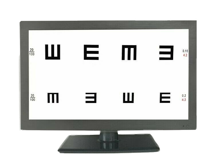 Multi-function 23" LED Display MICRO Chart Projector Eye Chart Optometry-