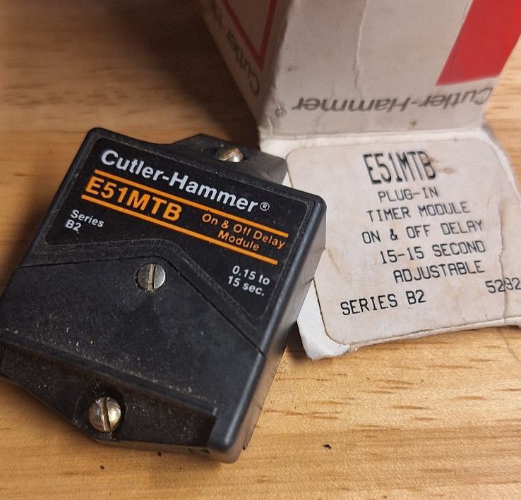 Cutler Hammer E51MTB Timer Module 15 New Open Box