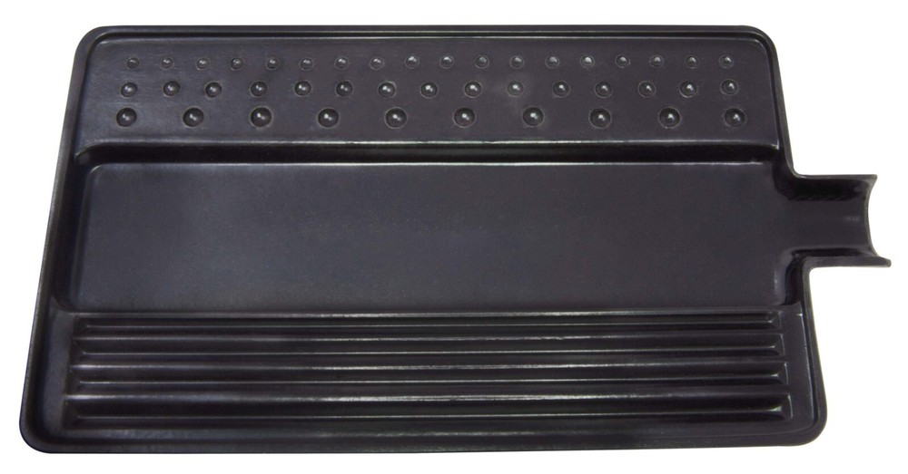 7" x 4" Black Plastic Bead Sorting Tray Jewelry Making Beading Tool
