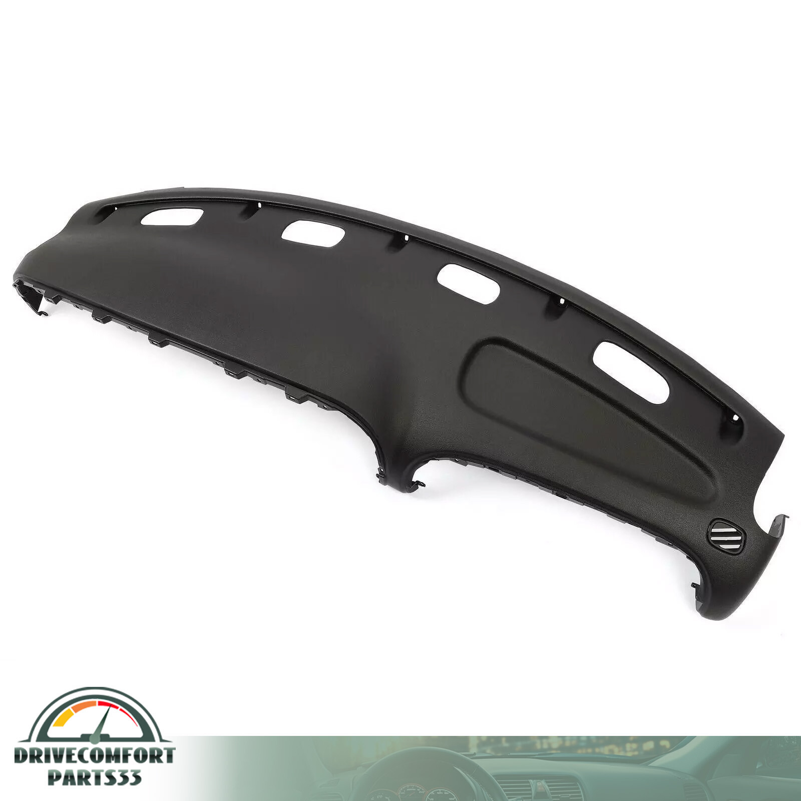 Black Dashboard Panel Dash Pad Board Cover For 1998-01 Dodge Ram 1500 2500 3500