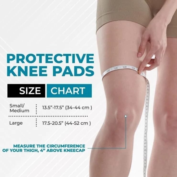 Knee Pads, Thick Sponge Anti-Slip, Collision Avoidance Knee Sleeve Medium
