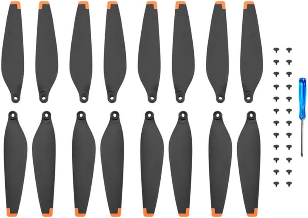 16 pcs Mini 3 propllers with scresws Quick Release Drone Blades Compatible with