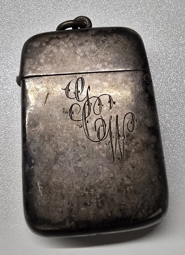 Gorham Antique Sterling Silver Match Safe/Vesta Case c. 1898