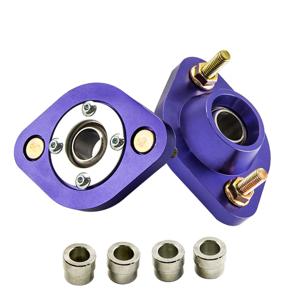 Pair Rear Coilovers Camber Plate for BMW 3Series E30 E36 E46 Top Upper Mount