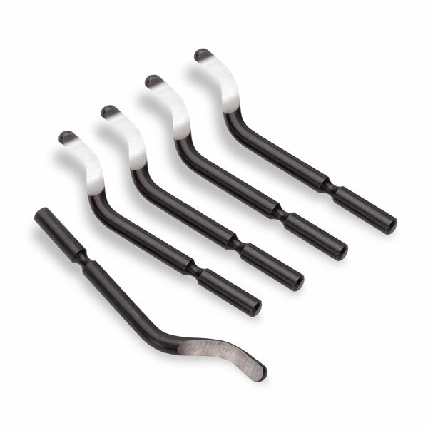 Rockwood 5 Pieces Metal Convenient Deburring Handle Tools Kit Replacement Blades