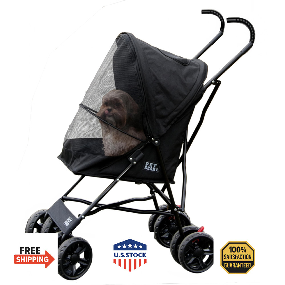 Pet Gear Travel Lite Plus Stroller, Compact, Easy Fold, No Assembly Required, La