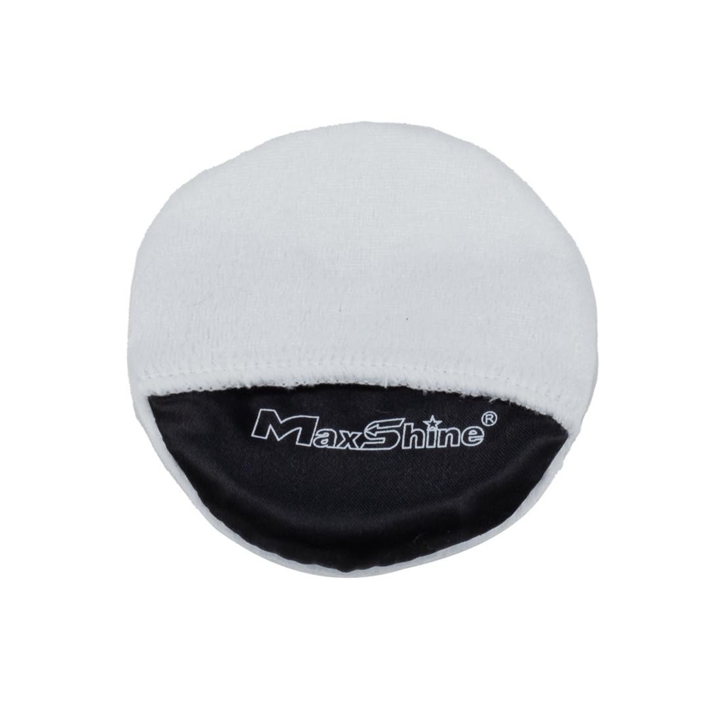 MaxShine Handheld Microfiber Coating Applicator (Pack of 2), Black