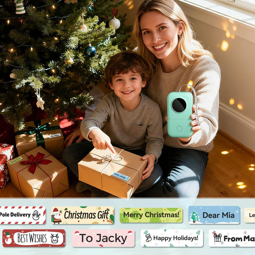 Bluetooth Label Maker Mini Thermal Sticker Printer for Home Office Organization