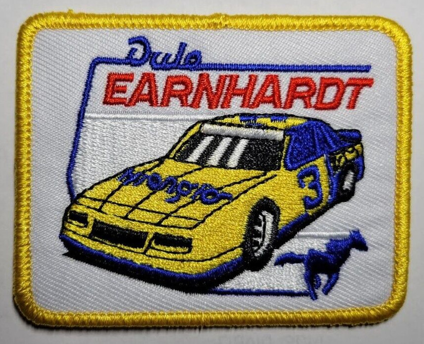 Dale Earhardt (ironon) embroidered patch