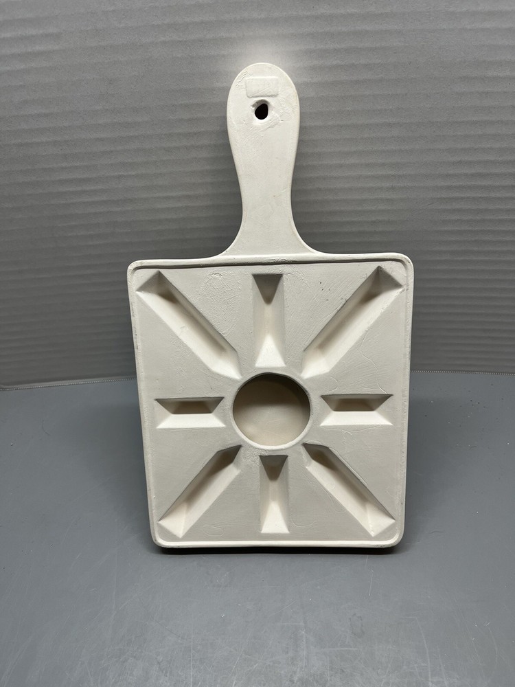 Bisque Unpainted Ceramic Decorative Pot Holder Trivet