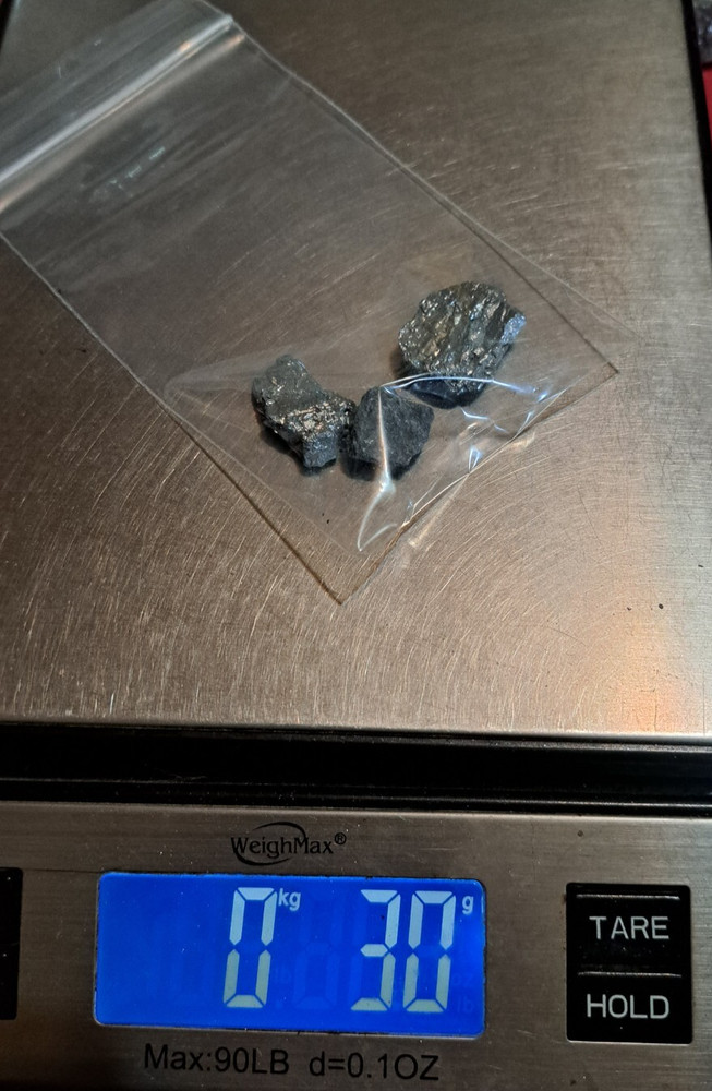 Antimony Metal Element - Irregular Chunks - 99.77% - 30 Grams - 1 oz.