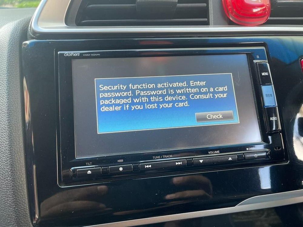 For Honda Gathers VXM-152VFi Unlock Code Password Unlock Theft Code