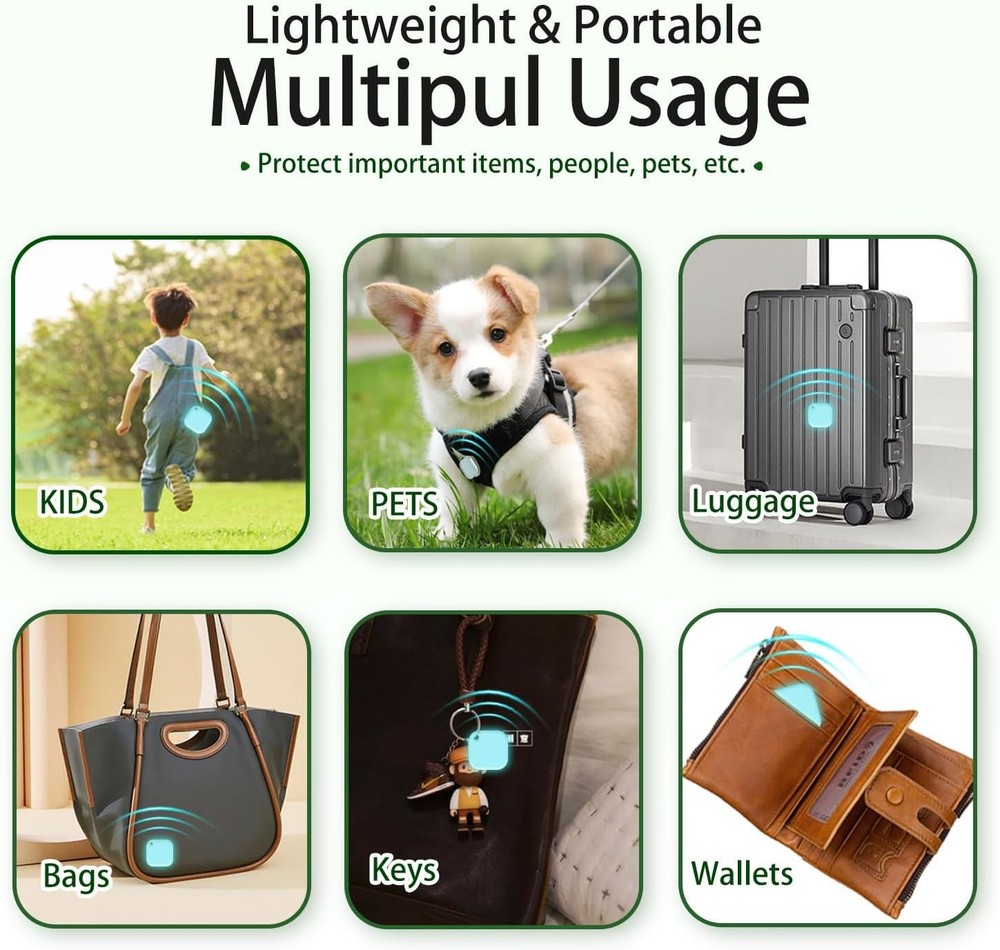 Smart Bluetooth Tracker, Item Locator & Keys Finder, Bluetooth GPS Tracker for L