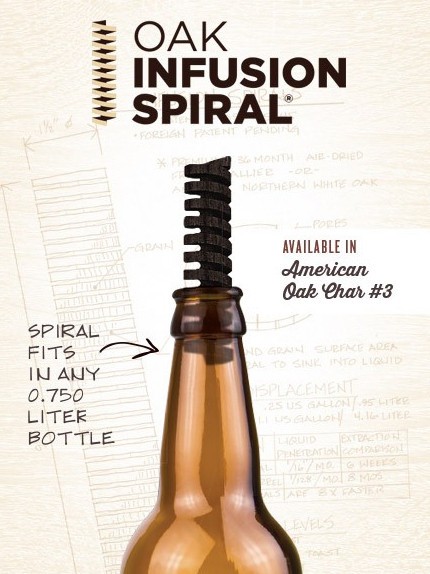 LD Carlson Infusion Oak Bottle Spiral