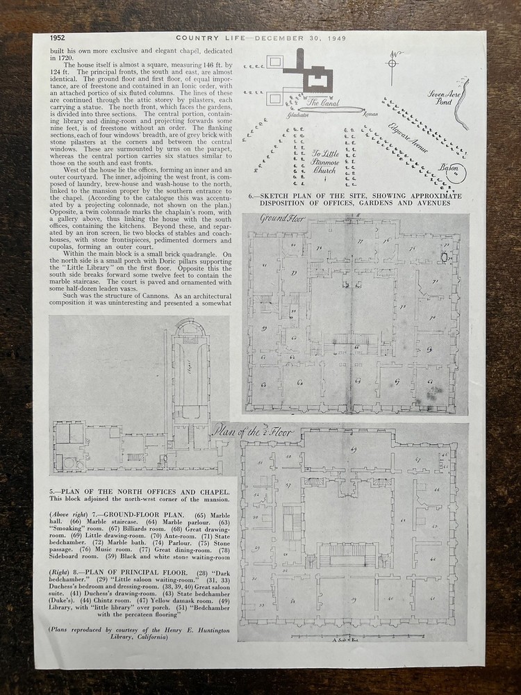Cannons - Middlesex - 1949 Cutting 448