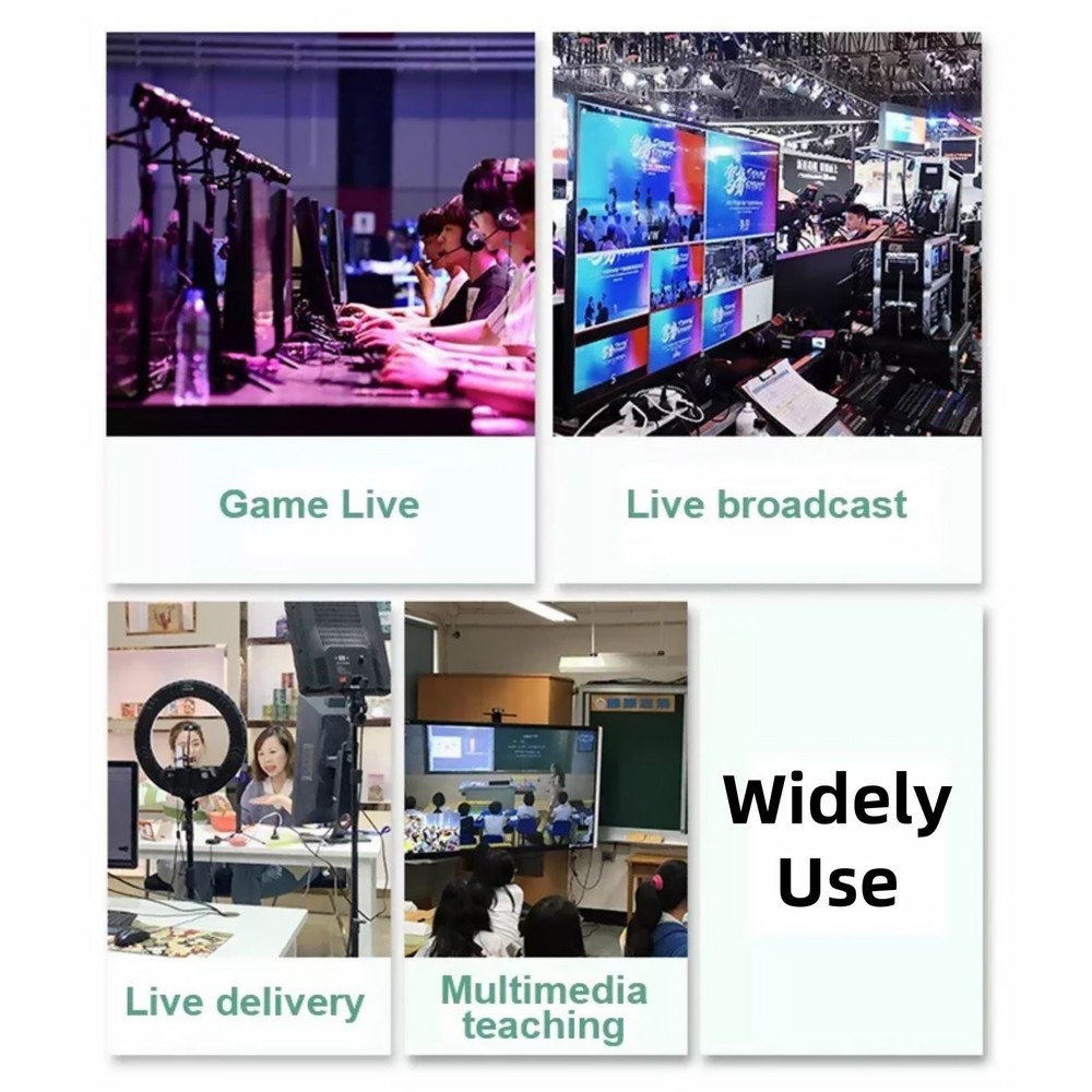 4K Video Switcher HDMI Camera Broadcast Station Controller For live streaming