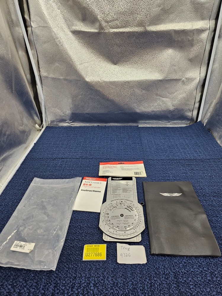 ASA AirClassics E6-B Aviation Flight Computer ASA-E6B W/ Instructions