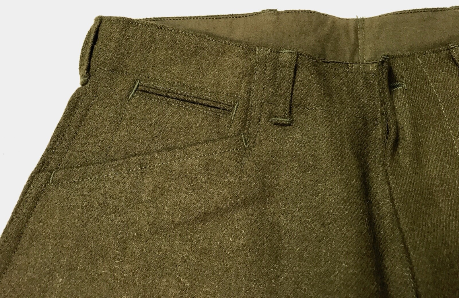 WWI US M1917 WOOL COMBAT FIELD BREECHES TROUSERS- SIZE SMALL 32 WAIST