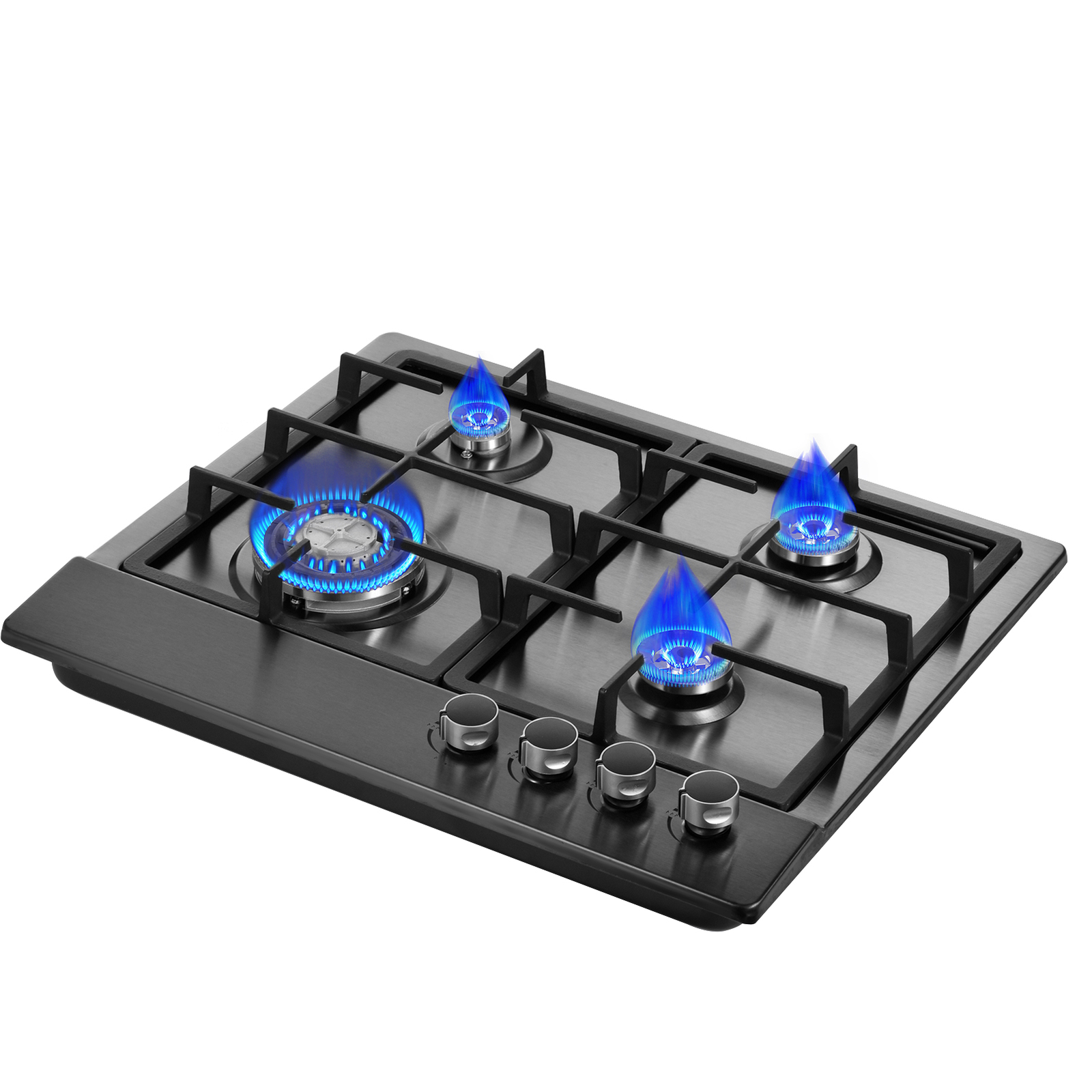 Gas Stove 4 Burner Propane Stove Portable Auto Ignition Gas Cooktop LPG BBQ Camp