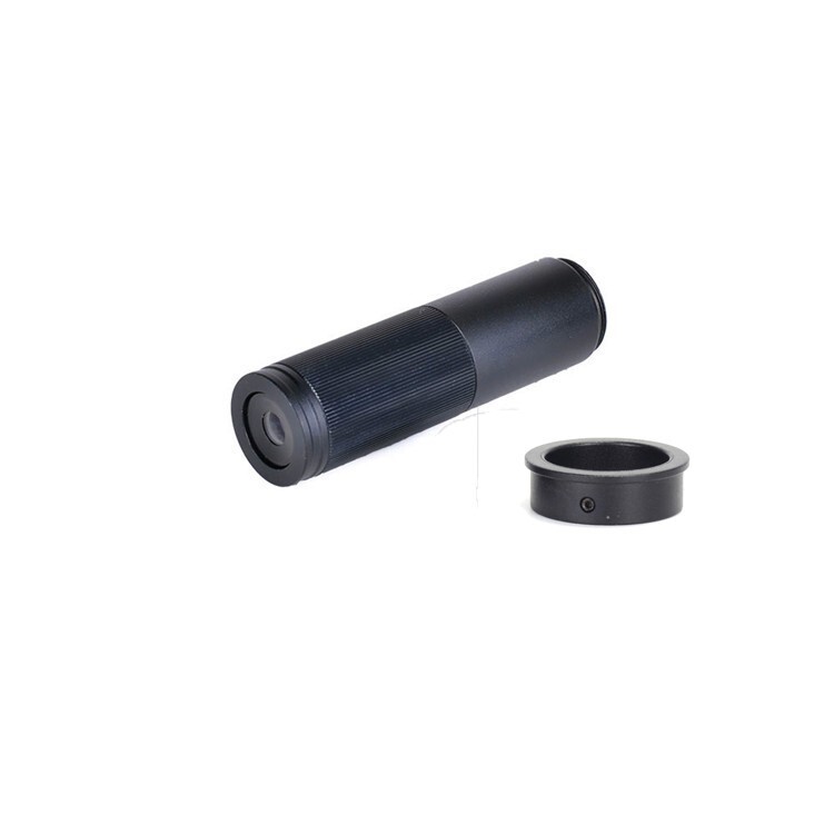 120X C Mount Zoom Lens C Mount Microscope Camera with Ring Adapter f/Microscope