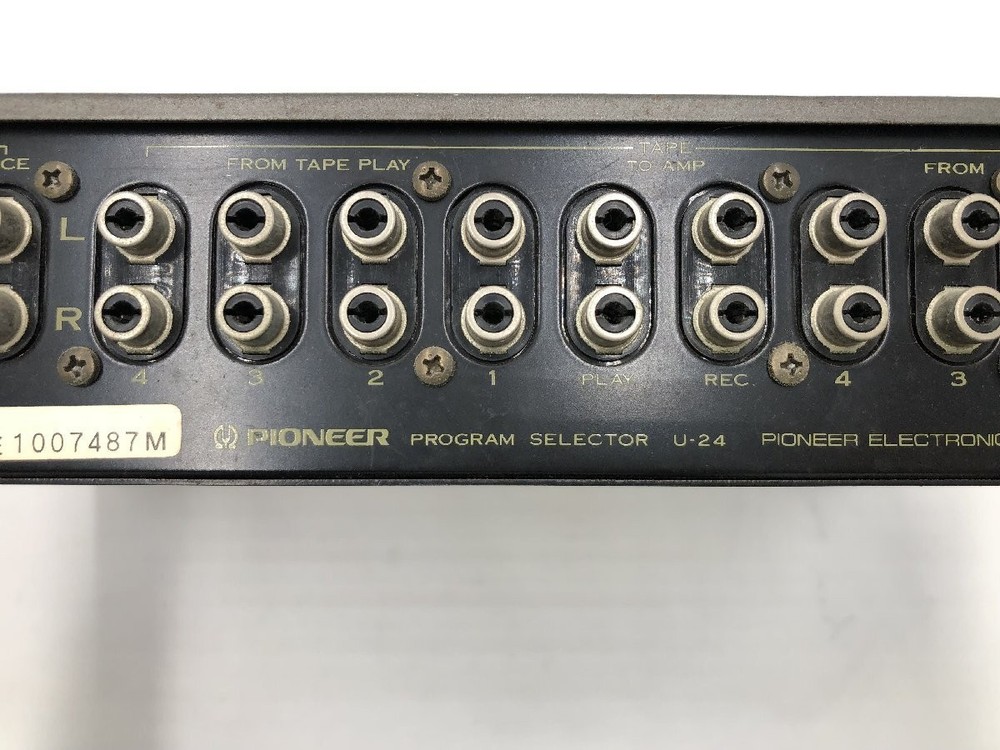 AS IS PIONEER U-24 Passive Type Multi Function Audio Program Selector JPN