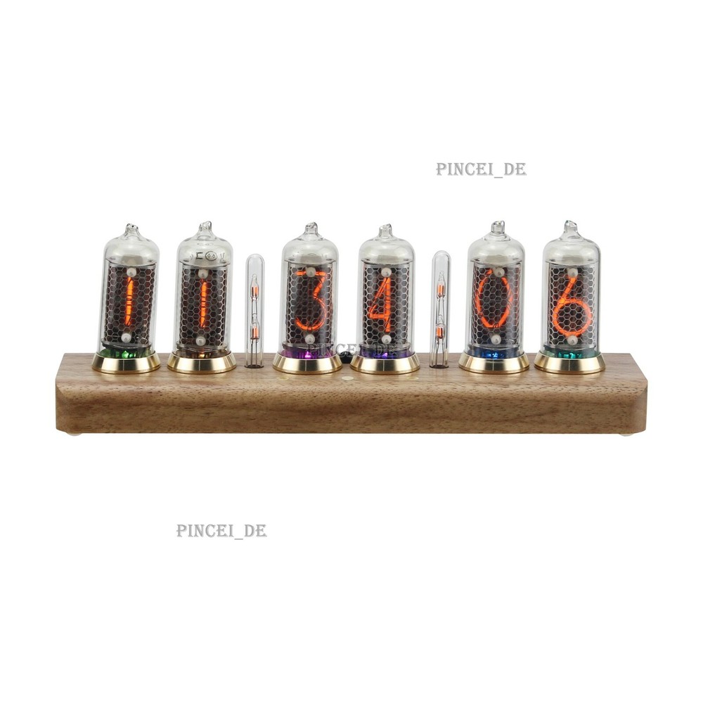 IN8-2 Glow Tube Clock Nixie Clock Bluetooth Clock Electronic Alarm Clock DC5V