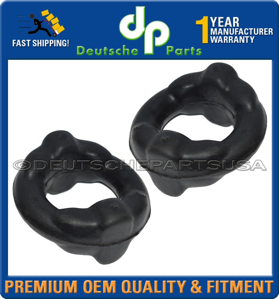 BMW E23 E28 E30 E31 E32 E34 REAR Exhaust Muffler System Hanger 18211712838 Set 2