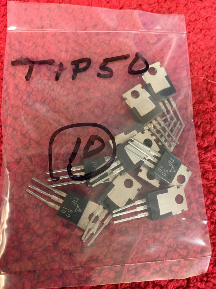 TIP 50  SAME AS NTE 198 TRANSISTOR  10 PCS