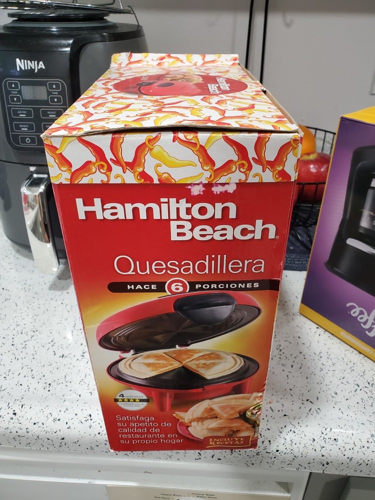 Hamilton Beach Quesadilla Maker 25409 Red