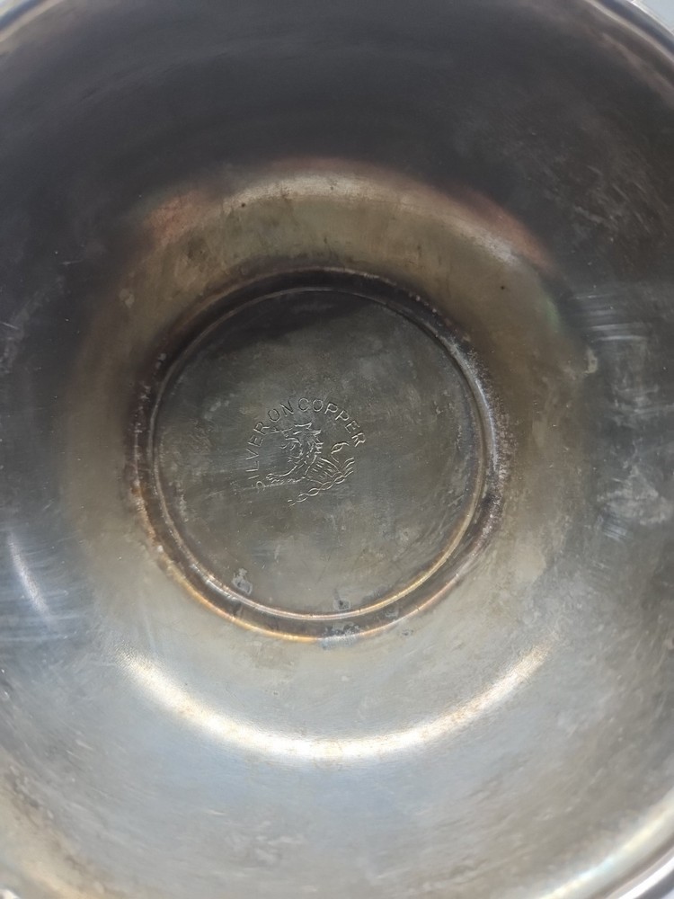 Silver On Copper Teapot