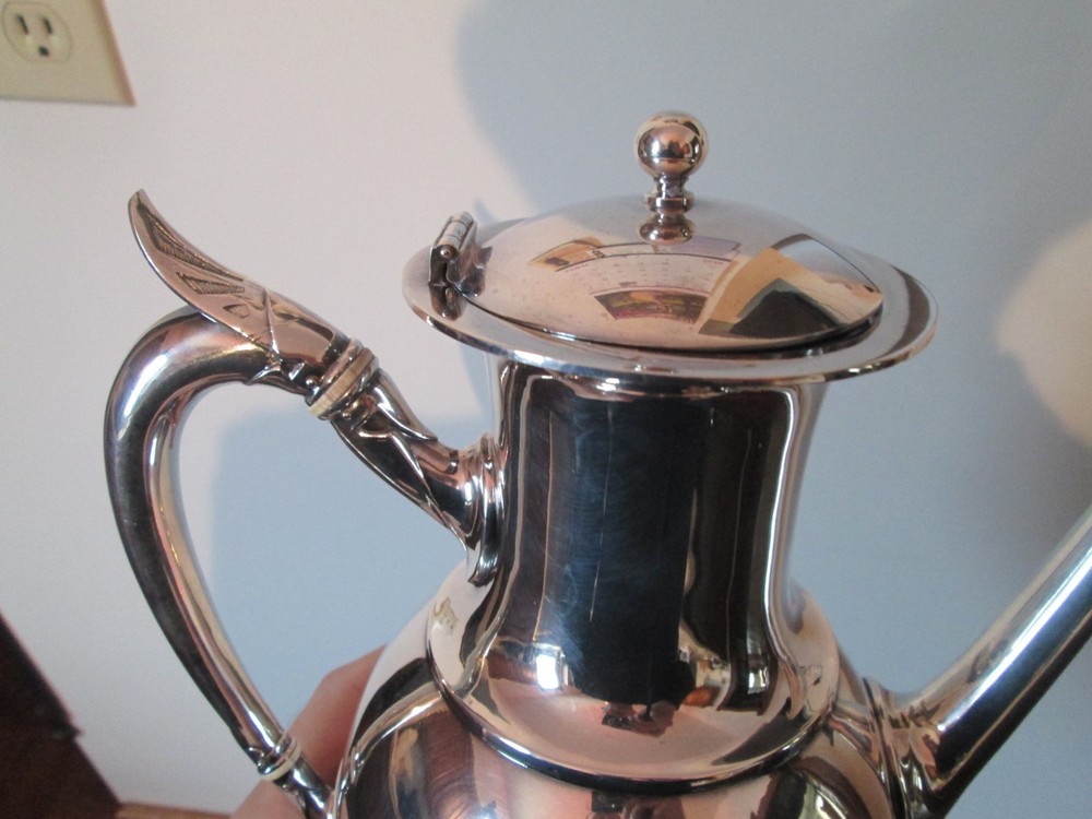Rare Antique S.P. - MEDALLION Pattern - GORHAM - 6 pc COFFEE / TEA SET - MINT