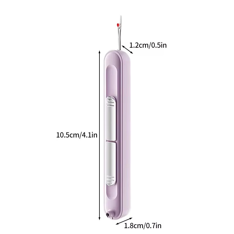 3 Pack Needle Threader, 2025 Upgraded Plug-In 2 in 1 Needle Threader Seam Ripper