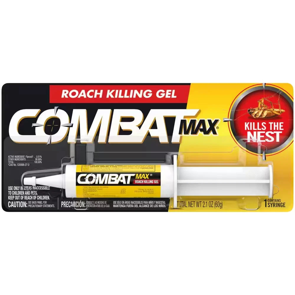 Combat 60 g Source Kill Max Roach Kill Gel-2.1 oz (1 Syringe),NEW!