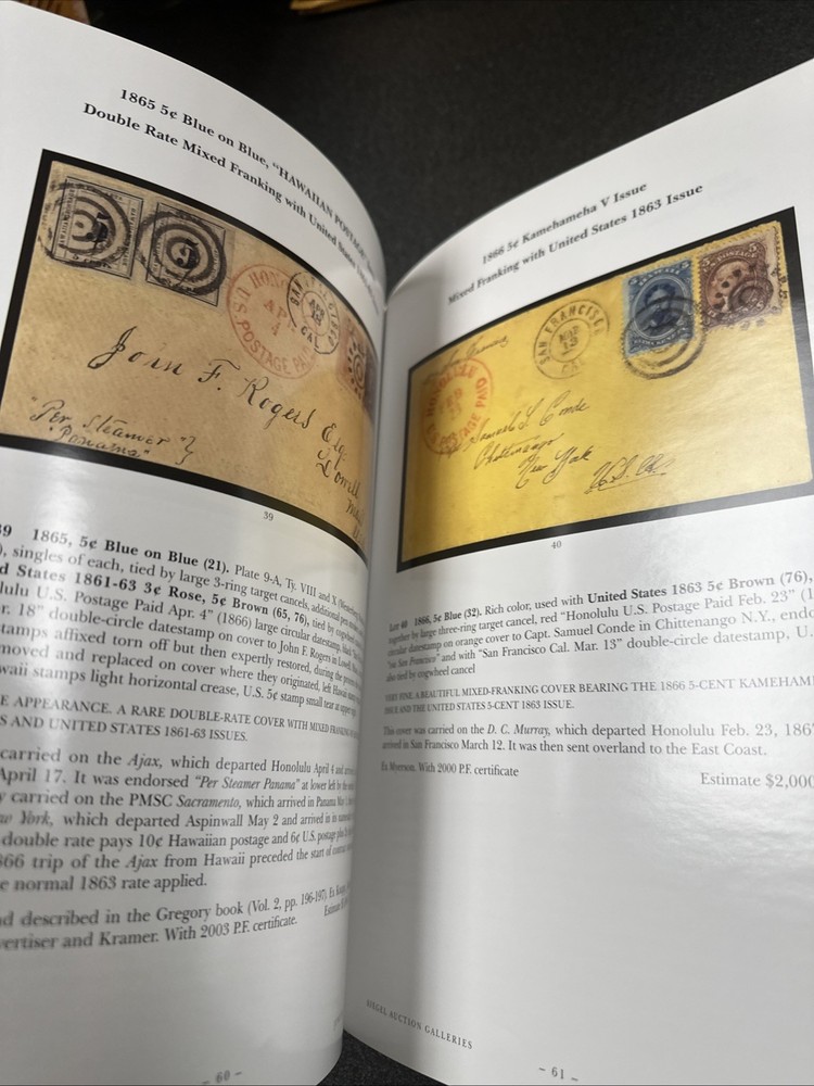 Hawaiian Postal History From The Steven C. Walsed Collection