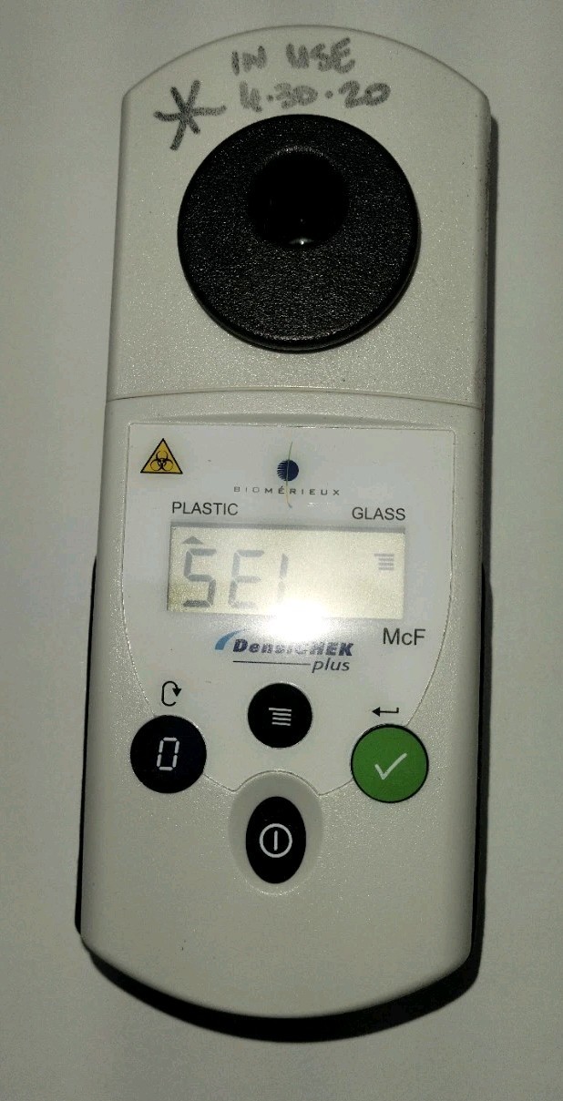 Biomerieux DensiCHEK Plus Biological Density Meter McF 6-1/8" Length